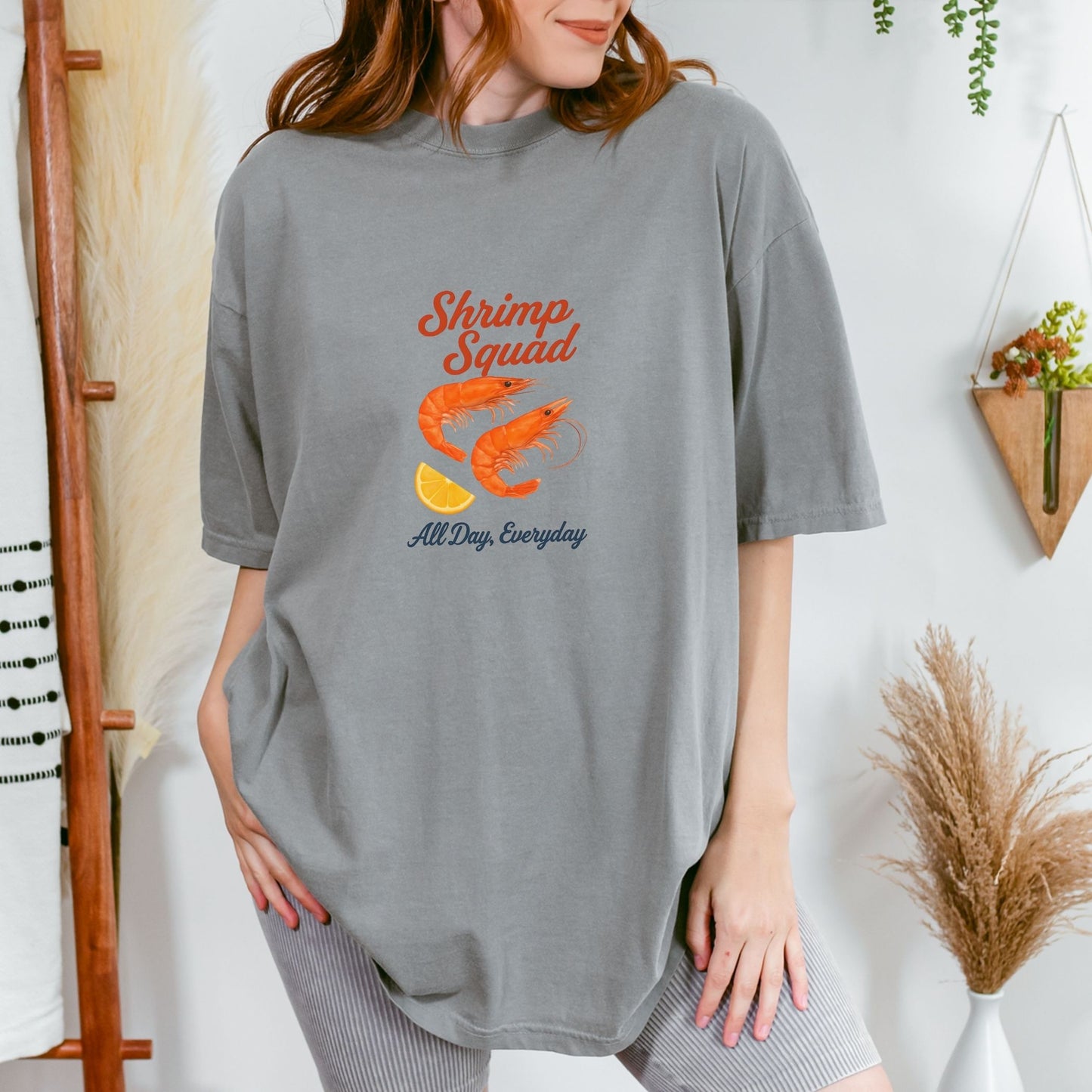 Shrimp Squad Shirt, Seafood Graphic Tee, Funny Coastal T-Shirt, Summer Ocean Tee, Fisherman Gift, Beach Shirt, Foodie Shirt