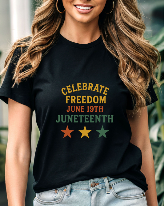 Juneteenth T-Shirt, Freedom Day Shirt, Unisex Comfortable Tee, Retro Style 1865 Shirt, Black History Shirt, Independence Day Gift
