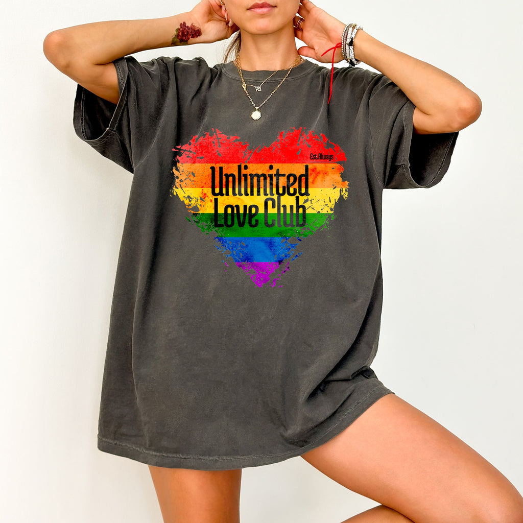 Inclusive Rainbow Heart T-Shirt