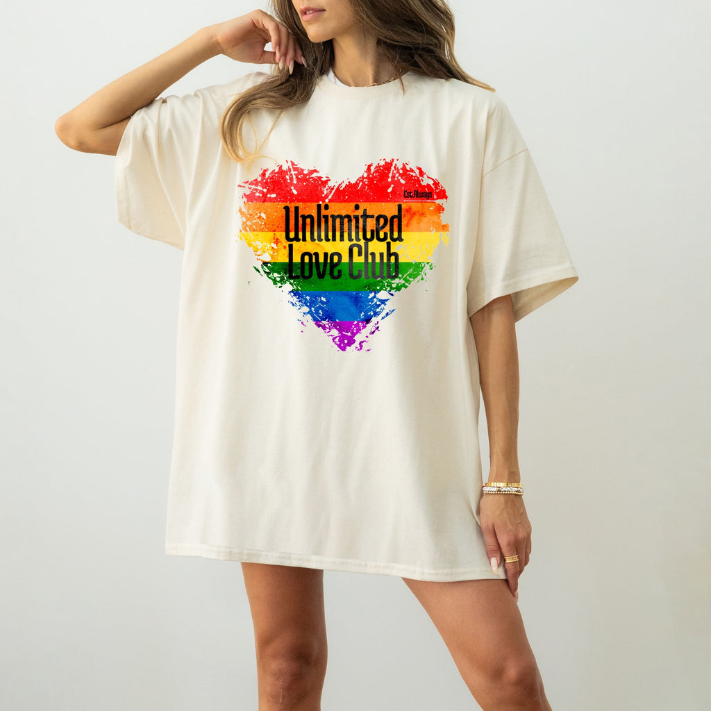 Inclusive Rainbow Heart T-Shirt