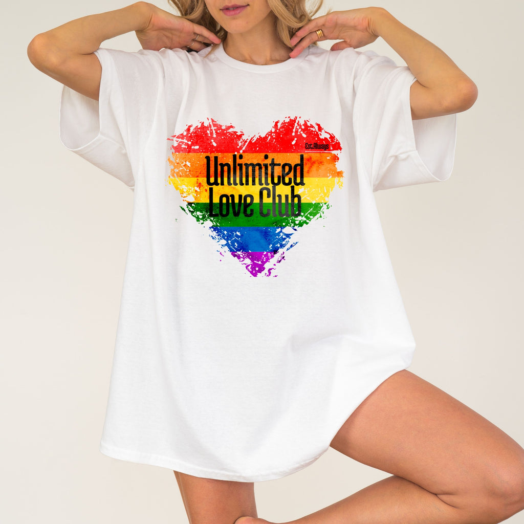 Inclusive Rainbow Heart T-Shirt