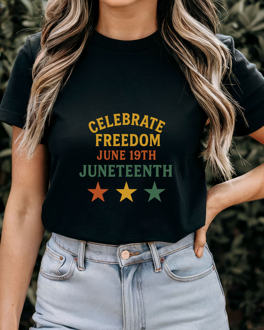 Juneteenth T-Shirt, Freedom Day Shirt, Unisex Comfortable Tee, Retro Style 1865 Shirt, Black History Shirt, Independence Day Gift
