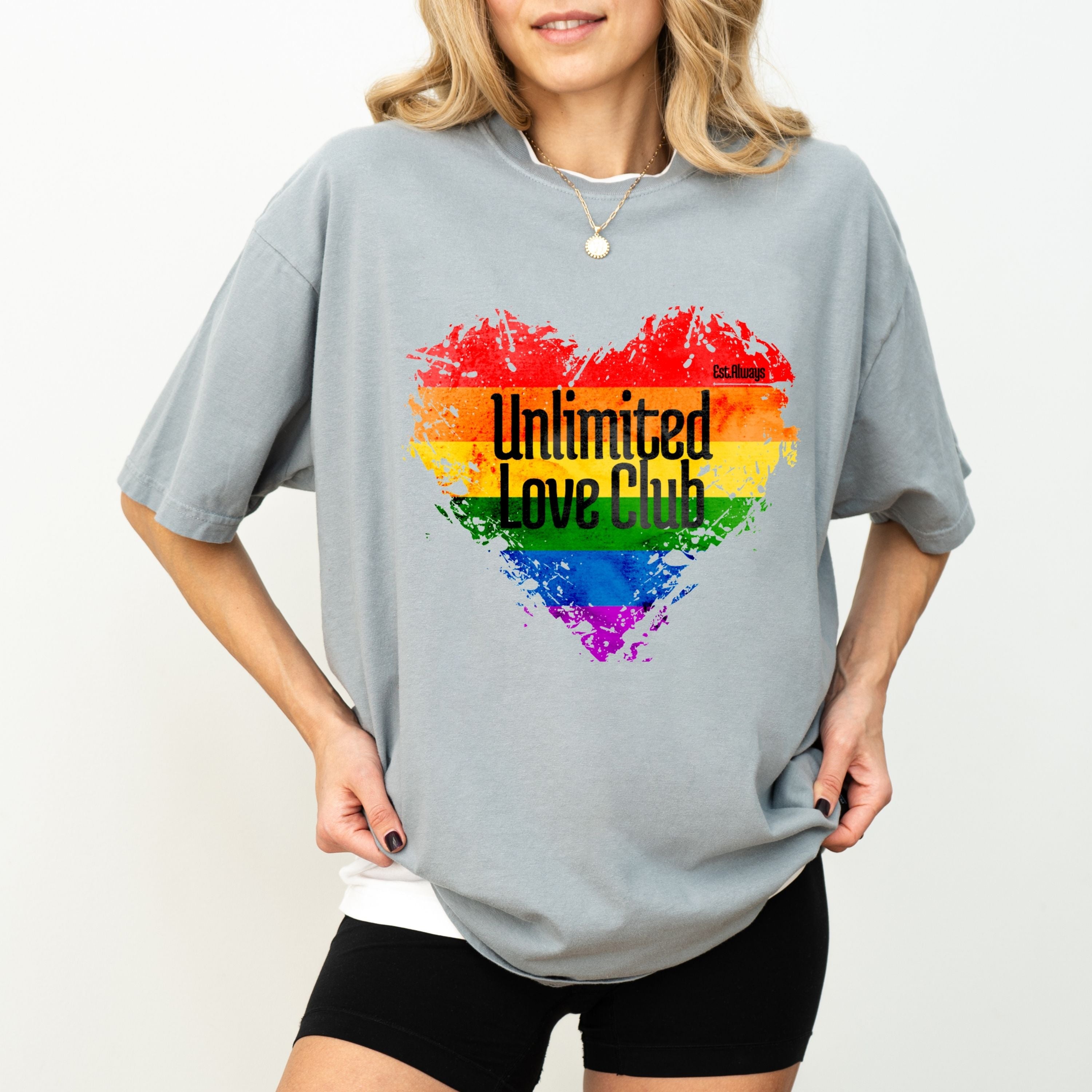 Inclusive Rainbow Heart T-Shirt