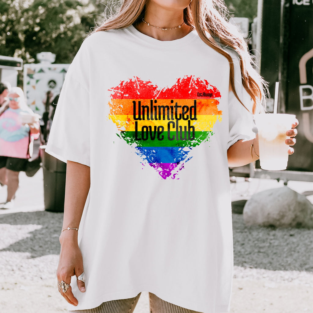 Inclusive Rainbow Heart T-Shirt