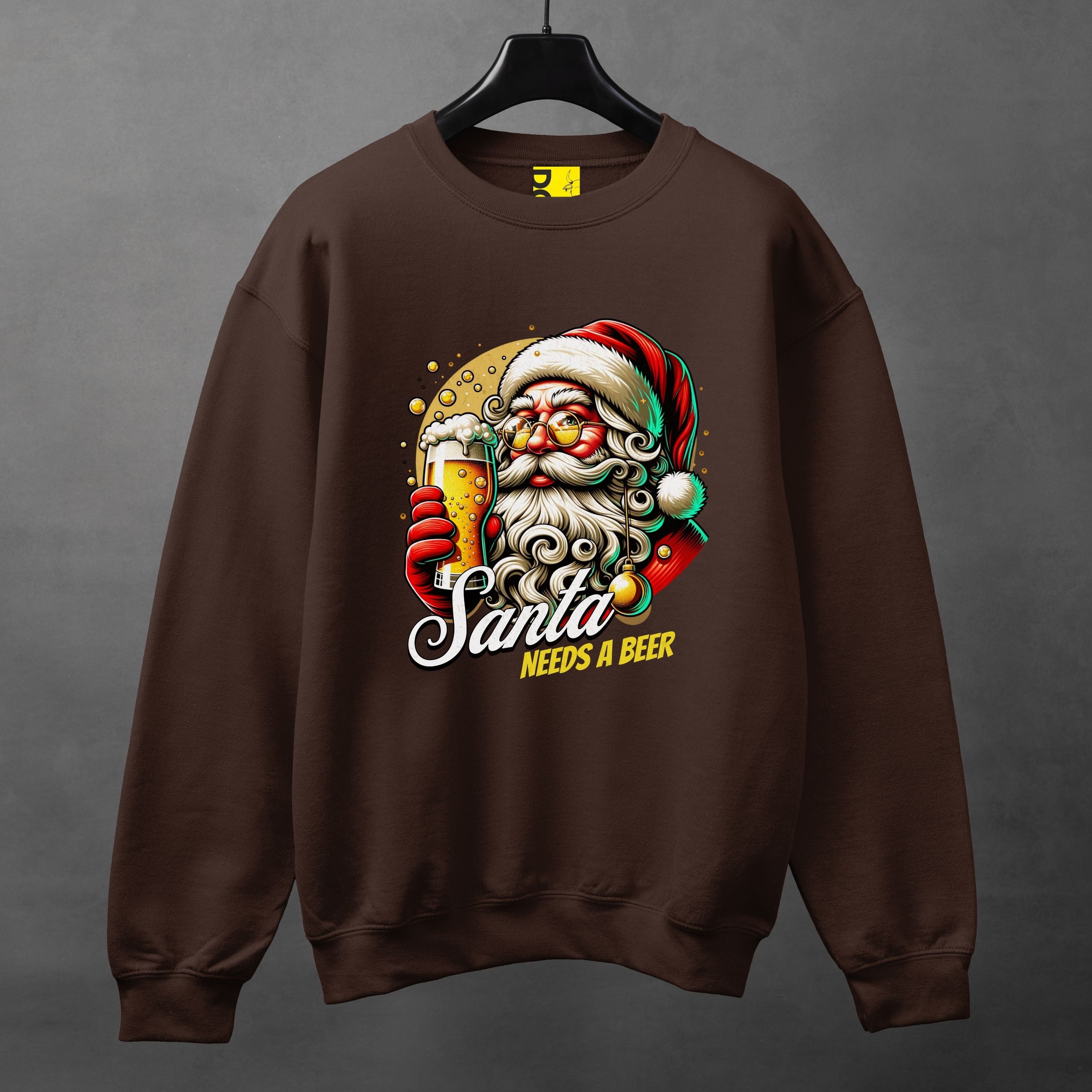 Santa Needs a Beer Sweatshirt